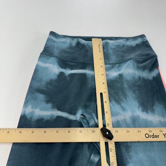 Nike Dri-FIT Leggings Womens Small Blue Tie Dye One Luxe Mid Rise Athletic Pants - Picture 7 of 8